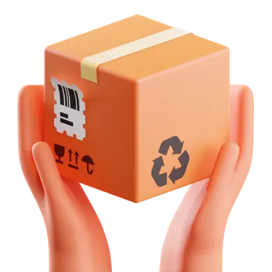Carton recyclé utilisé en logistique e-commerce chez Futurlog